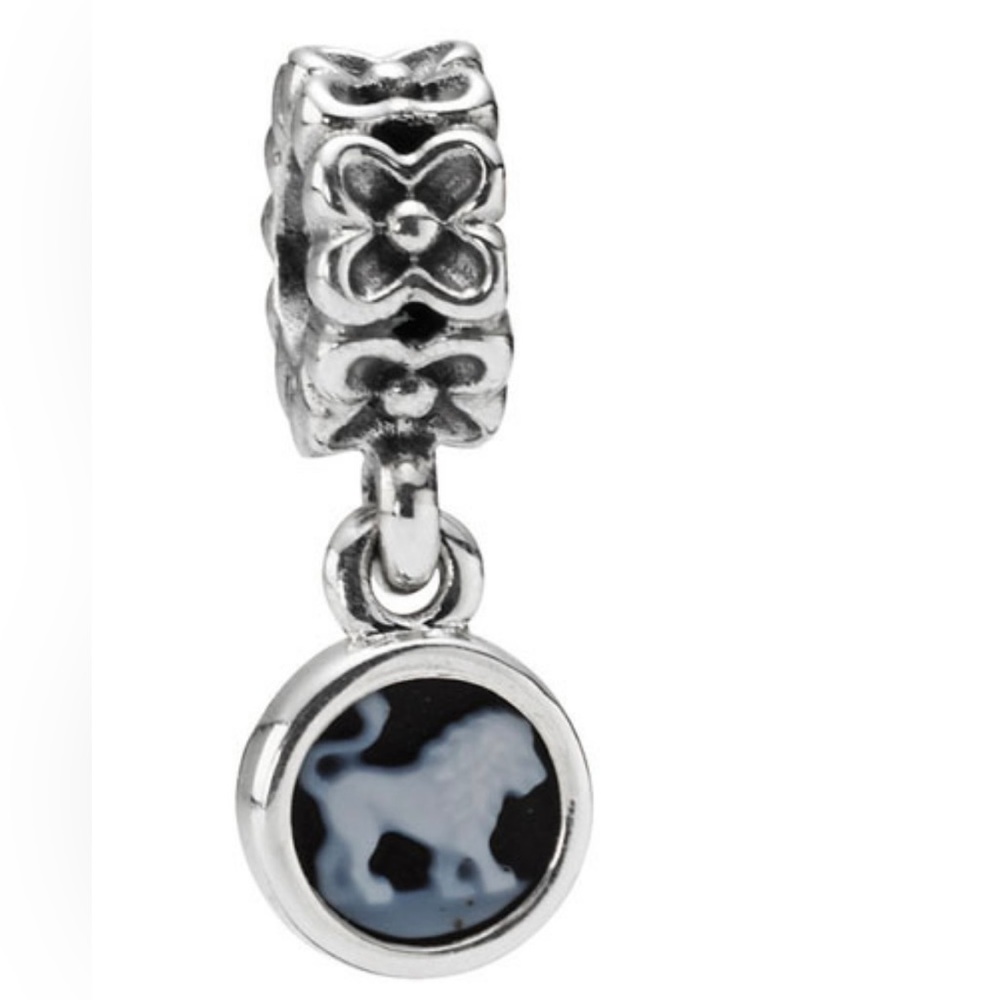 Leo Cameo dangling Pandora charm retired